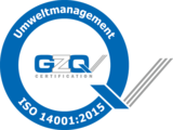 Umwelt-Zertifikat DIN EN ISO 14001:2015